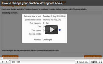How to change your Practical Driving Test Date